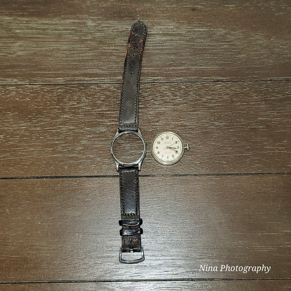 VTG Olympic Seven 7 Jewels Waterproof Trench Swiss Wristwatch Watch Parts Repair - Picture 3 of 12